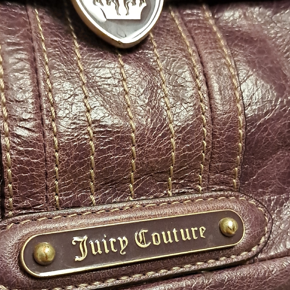 Juicy Couture Maroon Leather Women's Bag - Picture 6 of 11